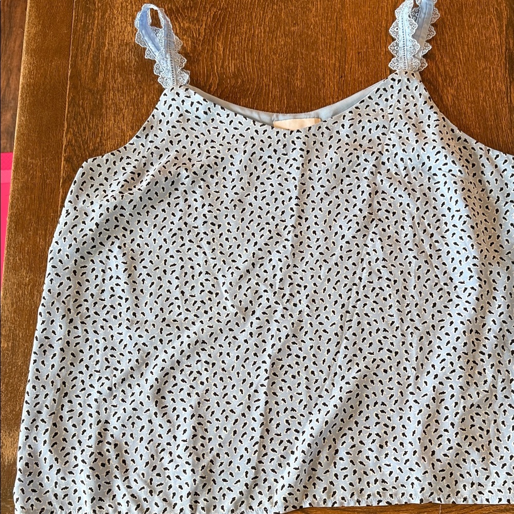 Nordstrom Black and White Camisole XL